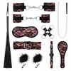 Pink Rožinė Bedroom Fantasies Bound by Lace 8-Piece Restraint Set Rožinė