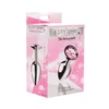 Xr Brands Rožinė Booty Sparks Rožinė Gem Aluminum Plug Small - Heart-Shaped Jewel Base