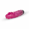 Pink Rožinė Dream Toys Jelly Supreme Rožinė Glitter Vibrating Intimate Device 22cm