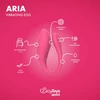 Pink Rožinė EasyConnect Aria Vibrating Egg - App-Controlled Wireless Device, Rožinė