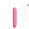 Pink Rožinė EasyToys Bullet Vibrating Device 10-Speed Compact Rožinė