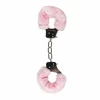 Rožinė EasyToys Plush Handcuffs Rožinė - Soft Adjustable Restraint System