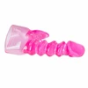 Pink Rožinė Easytoys Spiral Wand Attachment Rožinė - Flexible Silicone Priedas