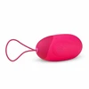 Pink Rožinė Easytoys XL Wireless Vibrating Egg Rožinė - Remote, Atsparus vandeniui, Silicone