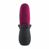 Pink Rožinė Evolved Tongue Teaser Silicone Vibrating Device Atsparus vandeniui USB Rožinė