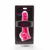 Rožinė Get Real Happy Dicks Intimate System 19 cm Rožinė PVC with Suction Base