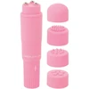 Rožinė Glossy Kurt Rožinė Compact Multi-Speed Personal Massager 4-in-1