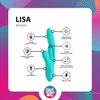 Pink Rožinė Good Vibes Only Lisa Dual-Action Thrusting Stimulator Rožinė Silicone