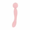 Pink Rožinė Good Vibes Only Simi Dual-Ended Wand Massager Rožinė Silicone IPX7