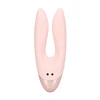 Loveline By Shots Rožinė Loveline Amour Dual Motor System Rožinė Rechargeable Silicone Model
