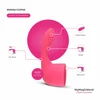 Pink Rožinė MyMagicWand Rožinė Silicone Anatomical Attachment for Wand Massager
