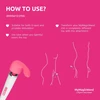 Pink Rožinė MyMagicWand Rožinė Silicone Anatomical Attachment for Wand Massager