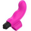 Ohmama Vibrators Rožinė OHMAMA Neon Rožinė Finger Vibe Xmas Edition, Atsparus vandeniui, 90x43mm