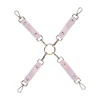 Ouch By Shots Rožinė Ouch! Paris Collection Hogtie Connectors Rožinė - Iridescent Bonded Leather