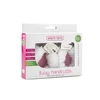 Shots Rožinė Ouch! Plush Furry Handcuffs Metal Adjustable Rožinė Locking System