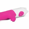 Pink Rožinė Petite Piper 7-Mode Rožinė Silicone Intimate Device 18cm Atsparus vandeniui