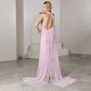 Allure Rožinė Private Dancer Teddy L Rožinė - Adjustable Garters &amp; Detachable Chiffon Tulle
