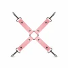 Pink Rožinė Secret Pleasure Chest Rožinė 11-Piece Adjustable Bondage Kit for Couples
