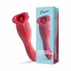 Pink Rožinė Teazers Dual-Action Intimate Device with Licking Function, Rožinė