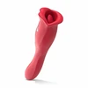 Pink Rožinė Teazers Dual-Action Intimate Device with Licking Function, Rožinė