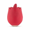 Pink Rožinė Teazers Rose Intimate Device with Licking Motion &amp; Vibrating System Rožinė