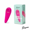 Pink Rožinė Teazers Tapping Intimate Stimulator, 6 Modes, Atsparus vandeniui, USB, 24mm, Rožinė