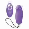 Rožinė ToyJoy Happiness Eggsplode Remote-Controlled Silicone Vibrating Egg Rožinė