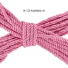 Ouch By Shots Rožinė ToyJoy Polyester Bondage Rope 10m Rožinė - Durable Restraint System