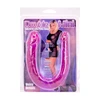 Seven creations Rožinė ToyJoy Twin Head Flexible Double-Sided Intimate Jelly Model Rožinė 40 cm