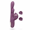 Pink Rožinė Vibe Collection Trio Tap Multi-Function Silicone Stimulation Device Rožinė