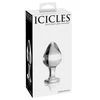 Pipedream Icicles No. 25 Glass Massage Plug 9 cm Transparent