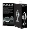 Pipedream Icicles No. 25 Glass Massage Plug 9 cm Transparent