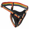 Pipedream Take the Rainbow Adjustable Universal Harness, Juodas