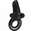 Pretty Love BI-210203 Dual Motor Silicone Intimate Ring Juodas 10 Modes