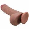 PRETTY LOVE HIGH GRADE Pretty Love Sliding Skin Series Anatomical Model with Suction Base Brown 23.4 cm