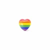 PRIDE Heart-Shaped Rainbow Stress Relief Toy 7.5x7.1cm Soft PU