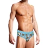Prowler Gaywatch Bears Swim Briefs M - Vibrant Beach Scene