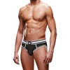 Prowler Open Brief XS Juodas/Baltas - Backless Technical Underwear