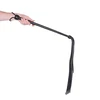 Prowler Red Prowler Raudonas Long Handled Leather Whip - Braided, Lightweight, Juodas