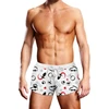 Prowler Swim Trunks Puppie Print S Juodas-Baltas-Raudona Elastic Waistband