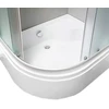 Pusiau gilus dušo padas 100x80 dešininis