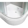 Pusiau gilus dušo padas 100x80 kairinis