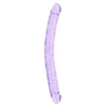 Realrock By Shots REALROCK Crystal Clear Double Model 45 cm - Transparent Intimate System