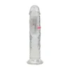 Realrock By Shots RealRock LED Vibrating Intimate Machine 18 cm Transparent Model