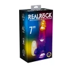 Realrock By Shots RealRock LED Vibrating Intimate Machine 18 cm Transparent