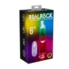 Realrock By Shots RealRock LED Vibrating Model 15 cm Transparent - Intimate Wellness Device