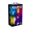 Realrock By Shots RealRock Vibrating LED Transparent Intimate Device 15 cm with Suction Base