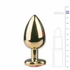 Rimba Aliuminio Heart Crystal Intimate Plug - Medium, Sidabrinis Finish