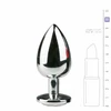 Rimba Aliuminio Intimate Plug with Large Crystal - Medium Size