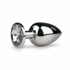 Rimba Aliuminio Intimate Plug with Large Crystal - Medium Size